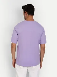 COLOR CAPITAL Oversized Drop Shoulder Graphic T-Shirt Lavender-thumb3