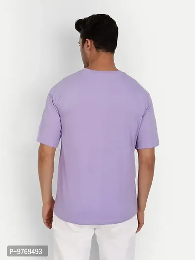 COLOR CAPITAL Oversized Drop Shoulder Graphic T-Shirt Lavender-thumb4