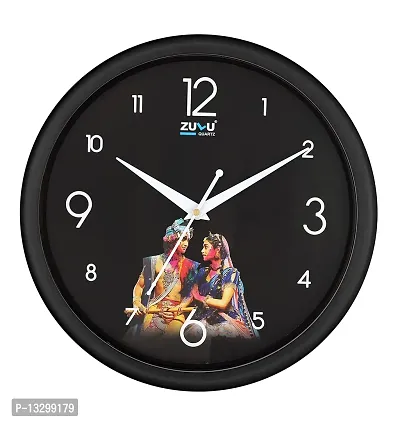 Stylish Fancy Designer Plastic Analog Wall Clock-thumb0