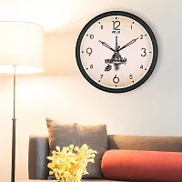 Stylish Fancy Designer Plastic Analog Wall Clock-thumb1