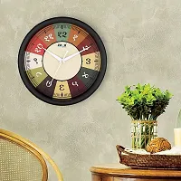 Stylish Fancy Designer Plastic Analog Wall Clock-thumb1