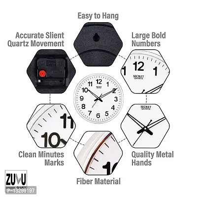 Stylish Fancy Designer Plastic Analog Wall Clock-thumb3