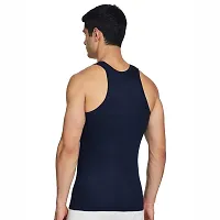 Elegant Cotton Self Pattern Vests For Men- Pack Of 2-thumb2