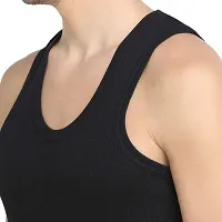 Elegant Cotton Solid Vests For Men- Pack Of 3-thumb1