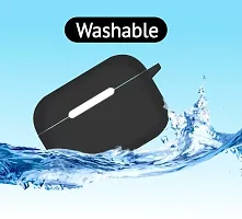 Scalebee Back Cover for Boat Airdopes 161 Silicone Case Cover  (Black, Shock Proof, Silicon, Pack of: 1)-thumb1