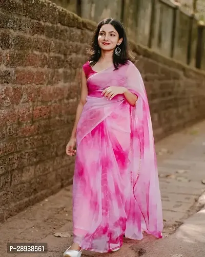 organza tie dye saree-thumb0