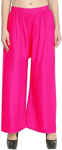 uner women rayon plazzo pants-thumb3