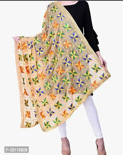 Elite Multicoloured Chiffon Printed Dupatta For Women-thumb0