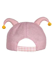 Soku Shopee Kids Baby Soft Unisex Rattle Sound Picnic Cap for Boys and Girls Best for Photo Prop (2-4 Years) Pink-thumb2