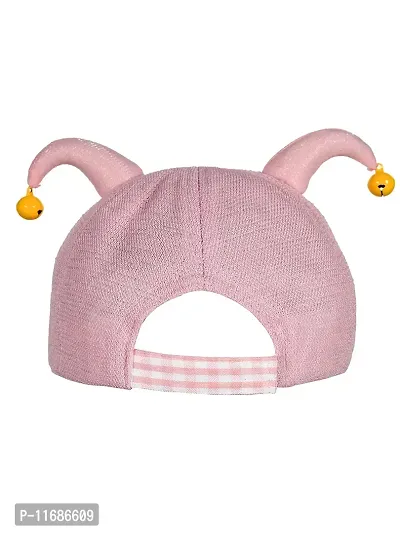 Soku Shopee Kids Baby Soft Unisex Rattle Sound Picnic Cap for Boys and Girls Best for Photo Prop (2-4 Years) Pink-thumb3