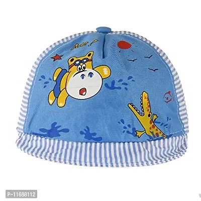 Soku Shopee Kids Unisex Infant Cartoon Soft Baby Boys and Girls Cap (3-9 Months)