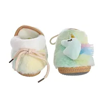 Soku Shopee kids baby boy girl panda woolen winter warm booties/socks/shoes/prewalkers/newborn (0-12 months) (Set of 2 pairs)-thumb1