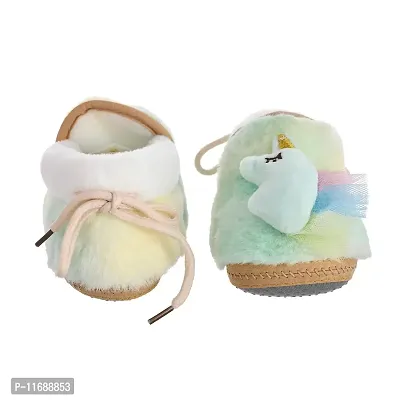 Soku Shopee kids baby boy girl panda woolen winter warm booties/socks/shoes/prewalkers/newborn (0-12 months) (Set of 2 pairs)-thumb2