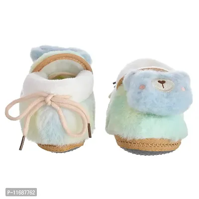 Soku Shopee kids baby boy girl unicorn woolen winter warm booties/socks/shoes/prewalkers/newborn (0-12 months) (Set of 2 pairs)-thumb3