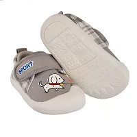 Soku Shopee Unisex Kids Casual Boots Shoess for Infant Baby boy and Girl (3-6 Months) Grey-thumb1