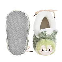 Soku Shopee kids baby boy girl monkey woolen winter warm booties/socks/shoes/prewalkers/newborn (0-12 months) (Set of 2 pairs)-thumb3