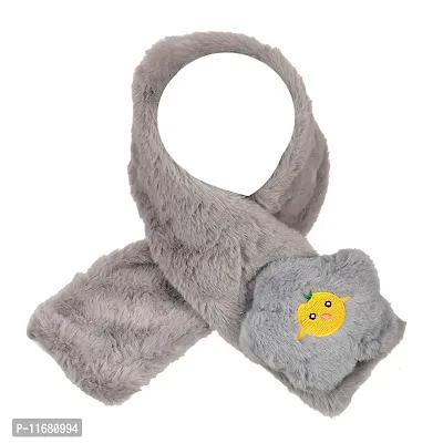 Soku Shopee kids unisexstar muffler scarf neckerchief wraparound for baby boy and baby girl soft fur fleece (2-10 years)-thumb0
