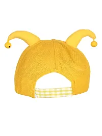 Soku Shopee Kids Baby Soft Unisex Rattle Sound Picnic Cap for Boys and Girls Best for Photo Prop (2-4 Years) Yellow-thumb2