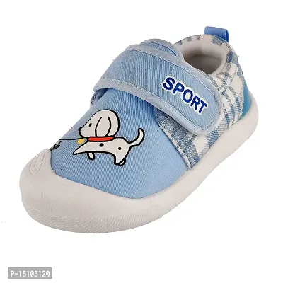Soku Shopee Unisex Kids Casual Boots Shoess for Infant Baby boy and Girl (3-6 Months) Blue-thumb0