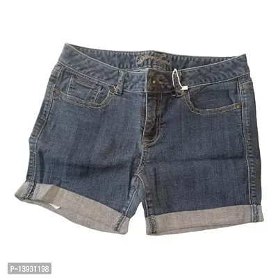 Slim fit: denim shorts with a garment wash - dark blue | s.Oliver