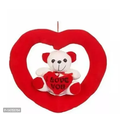Attractive Heart Shaped Soft Toy For Baby-thumb0