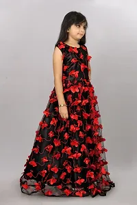 Stylish Black Net Ethnic Gowns Dress For Girls-thumb3