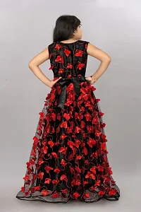 Stylish Black Net Ethnic Gowns Dress For Girls-thumb2