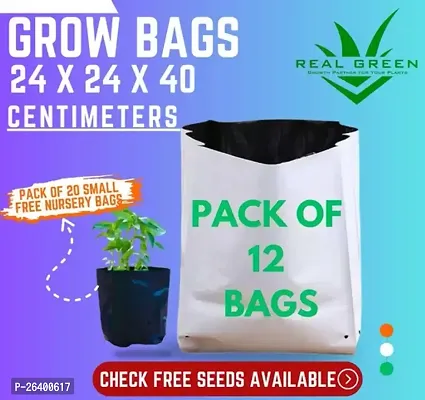 Gardening Grow Bags White Color-thumb0