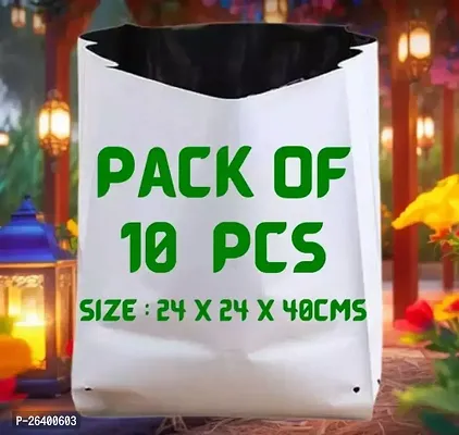UV Protected Double Layer Poly Plastic Plants Grow Bag