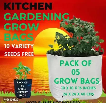 White Grow Bags Pack Of 05