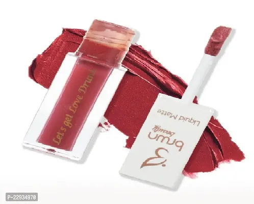 Liquid Lipstick With Ultra Matte Liquid Lipstick, And Transfer-Proof And Waterproof, (Love Drunk)