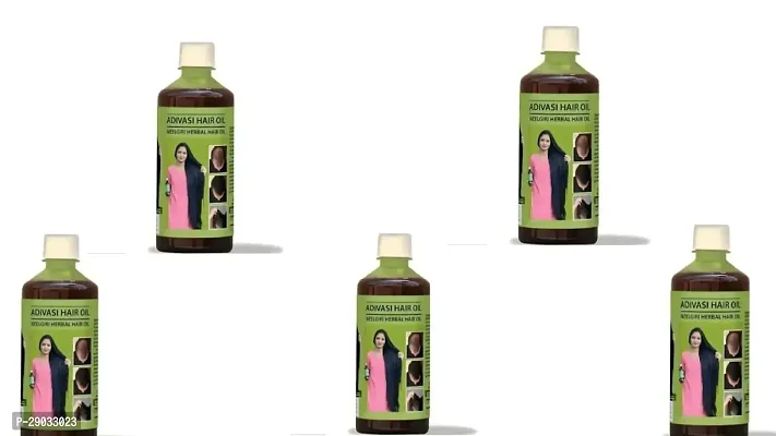 Adivasi Herbal Premium Hair Oil for Women and Men for Hair Long - Dandruff Control - Hair Loss Control - Long Hair - Hair Regrowth Hair Oil (100 ml) PACK OF 5-thumb0