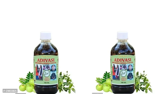 Adivasi Herbal Premium Hair Oil for Women and Men for Hair Long - Dandruff Control - Hair Loss Control - Long Hair - Hair Regrowth Hair Oil (100 ml) PACK OF 2-thumb0