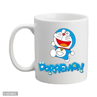 Premium White Printed Coffee Ceramic Mug For Kids-thumb0