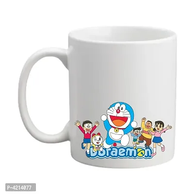 Premium White Printed Coffee Ceramic Mug For Kids-thumb0