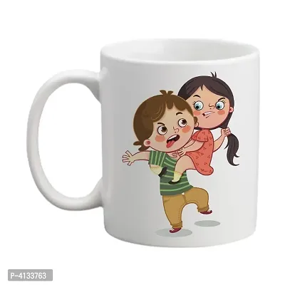 Raksha Bandhan Gift, Best Brother Gift, Coffee Cup for Brother, Rakhi gift, Gifts for Brother , Father Sister Brother Mother Boss Girlfriend Friend Boys , Gifts for Coffee Ceramic  (350 ml)