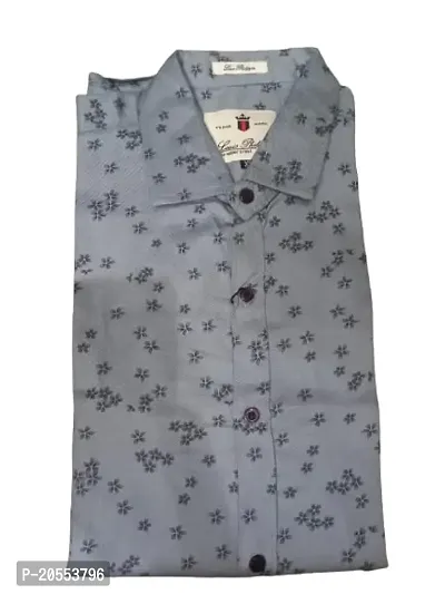 EVERMADE Sold Men and Boys Summer fullSLEEVES Cotton Collared Shirt Size =XL Fabric =Cotton Colours= Grey Hurry ONLY 1 Left in Stock 100% Cotton PRTYWEAR, School, Office, College-thumb0