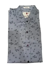 EVERMADE Sold Men and Boys Summer fullSLEEVES Cotton Collared Shirt Size =XL Fabric =Cotton Colours= Grey Hurry ONLY 1 Left in Stock 100% Cotton PRTYWEAR, School, Office, College-thumb3