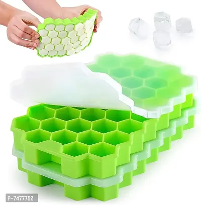 Ice cube tray With Lid (Pack Of 2)-thumb0