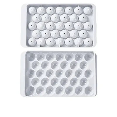 Stylish Fancy Plastic Reusable Flexible Round Ice Cube Trays Pack Of 1