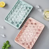 Stylish Fancy Plastic Reusable Flexible Round Ice Cube Trays Pack Of 1-thumb2