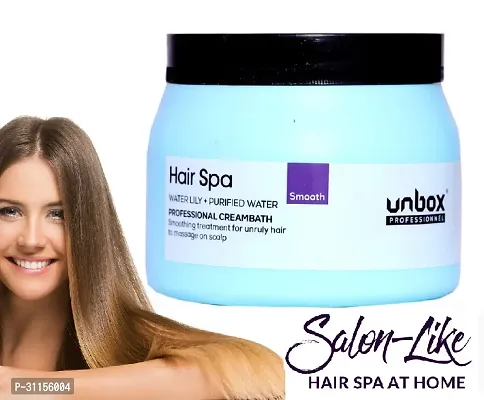 Unbox Smoothening hair mask spa cream, 490 g ( Pack  of  1 )