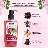 Rausha 2 in 1 Onion Shampoo and Conditioner for Hair Growth and Hair Fall Pack of 1-thumb2