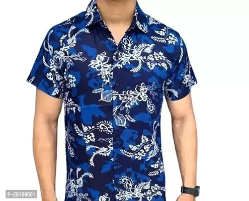 Classic Rayon Printed Casual Shirts for Men