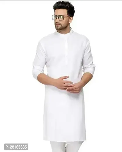 Mens and Boys Cotton Kurta For Daily Wear Bottom Wear Not Available Quality Assured Size 38 40 42 44 pack of 1-thumb0