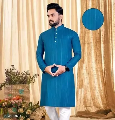 Mens and Boys Cotton Kurta For Daily Wear Bottom Wear Not Available Quality Assured Size 38 40 42 44 pack of 1-thumb0