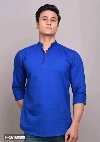 Cotton Short Kurta for Men and Boy Wear Quality Assured PACK OF 1-thumb0