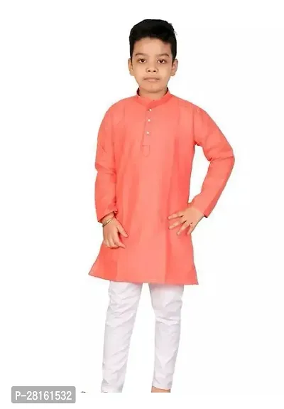 Ethnic Cotton Kurta pajama set for kids Boys wear PACK OF 2-thumb0