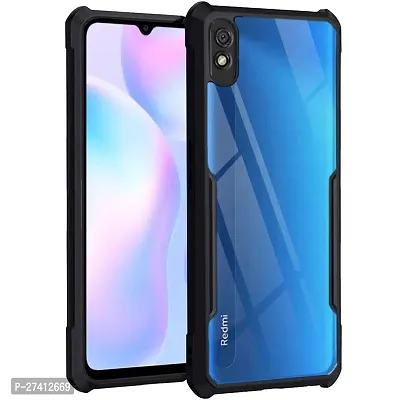 OnexDream Anti-Transparent Protective Cover for Xiaomi Mi Redmi 9a Keep Your Device Shielded Yet Visible-thumb0