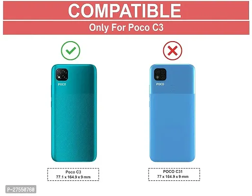 OnexDream Anti-Transparent Protective Cover for Poco C3 Keep Your Device Shielded Yet Visible-thumb4